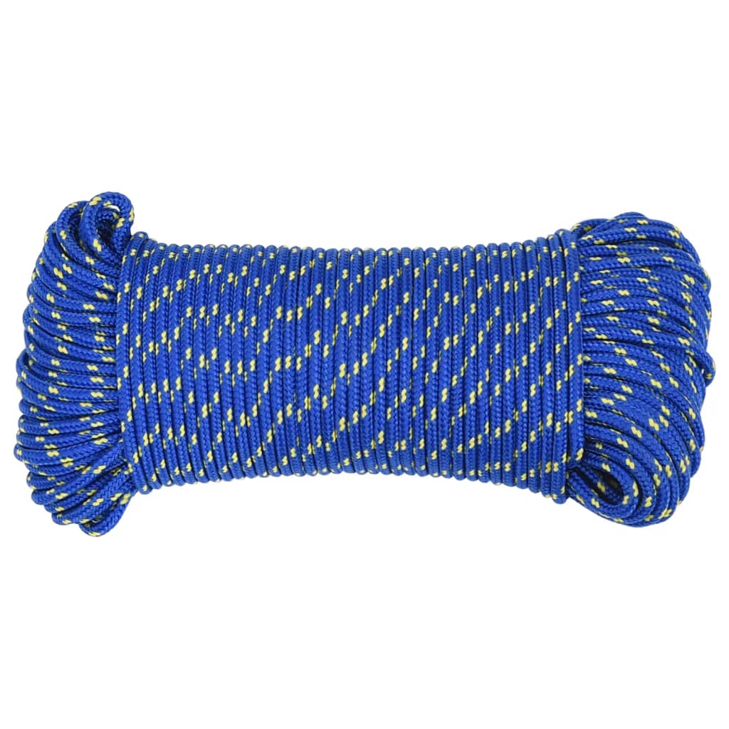 Boat Rope Blue 4 mm 50 m Polypropylene