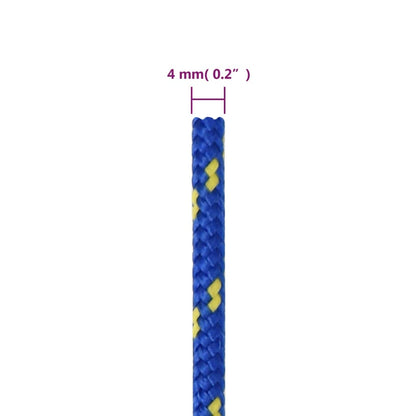 Boat Rope Blue 4 mm 50 m Polypropylene