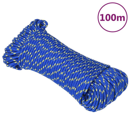 Boat Rope Blue 5 mm 100 m Polypropylene