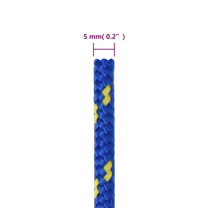 Boat Rope Blue 5 mm 250 m Polypropylene