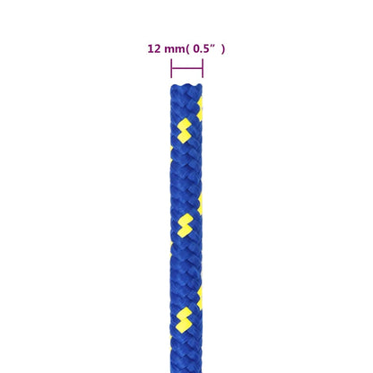 Boat Rope Blue 12 mm 100 m Polypropylene