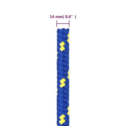Boat Rope Blue 14 mm 100 m Polypropylene