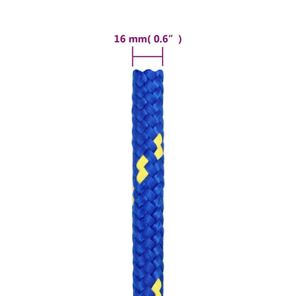 Boat Rope Blue 16 mm 100 m Polypropylene