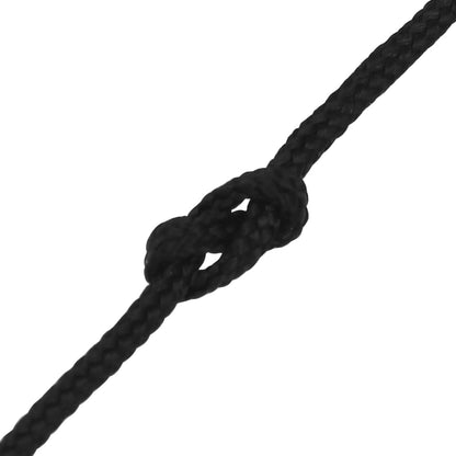 Boat Rope Full Black 4 mm 100 m Polypropylene
