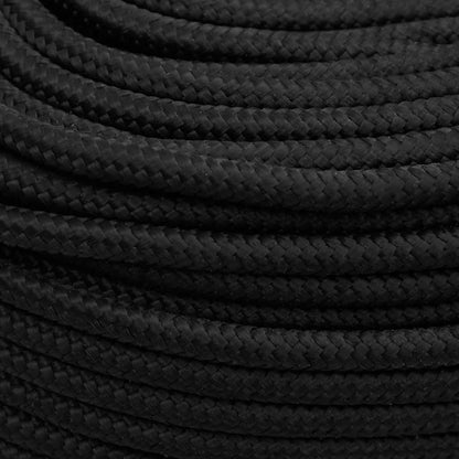 Boat Rope Full Black 6 mm 500 m Polypropylene