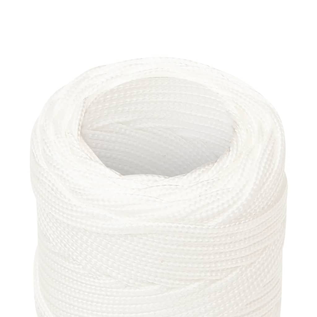 Boat Rope Full White 2 mm 100 m Polypropylene