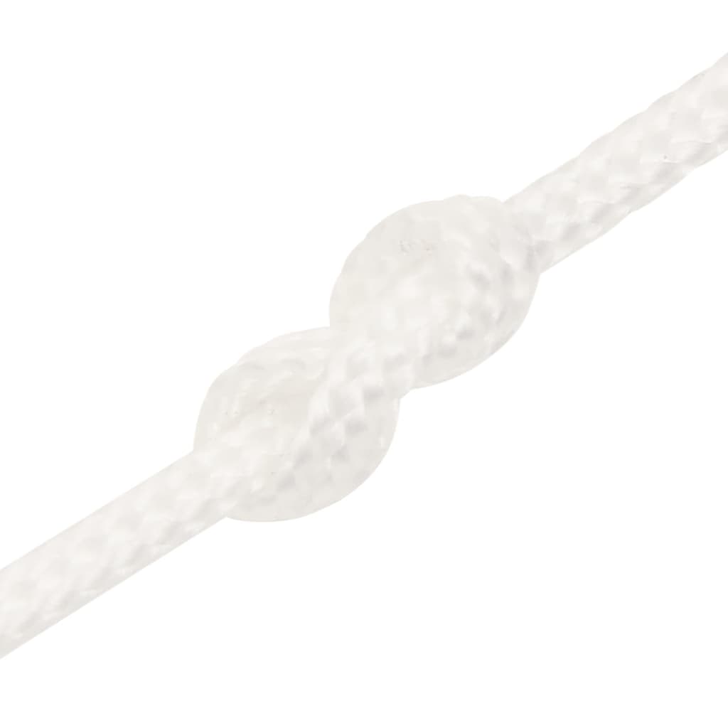 Boat Rope Full White 2 mm 100 m Polypropylene