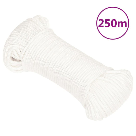 Boat Rope Full White 4 mm 250 m Polypropylene