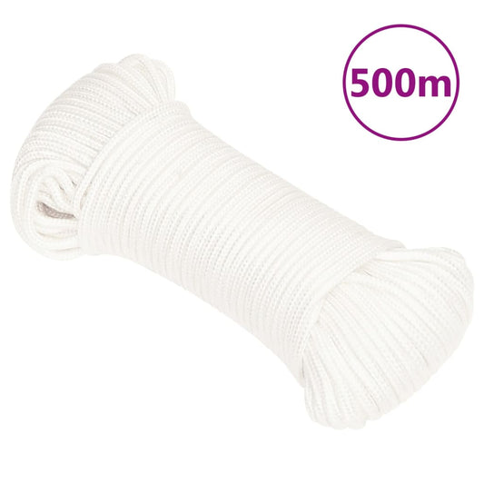 Boat Rope Full White 4 mm 500 m Polypropylene