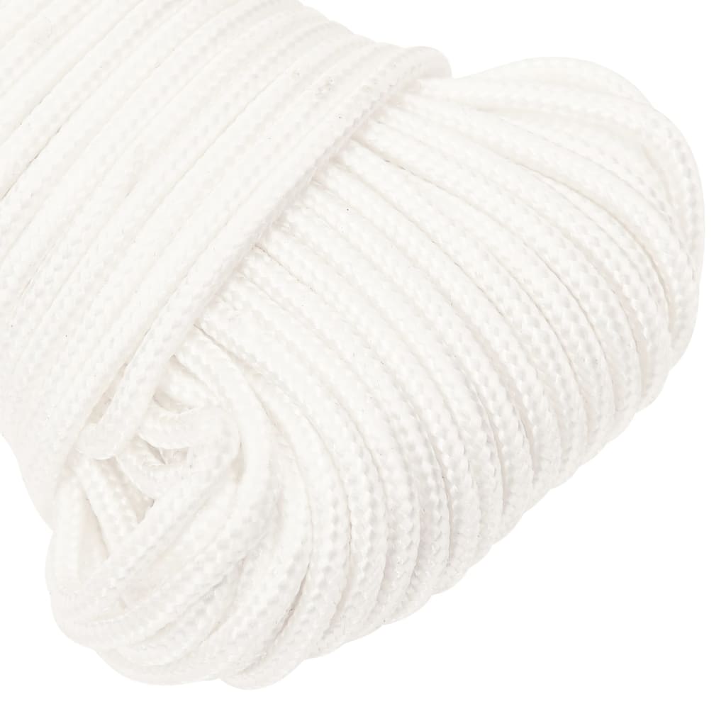 Boat Rope Full White 5 mm 50 m Polypropylene