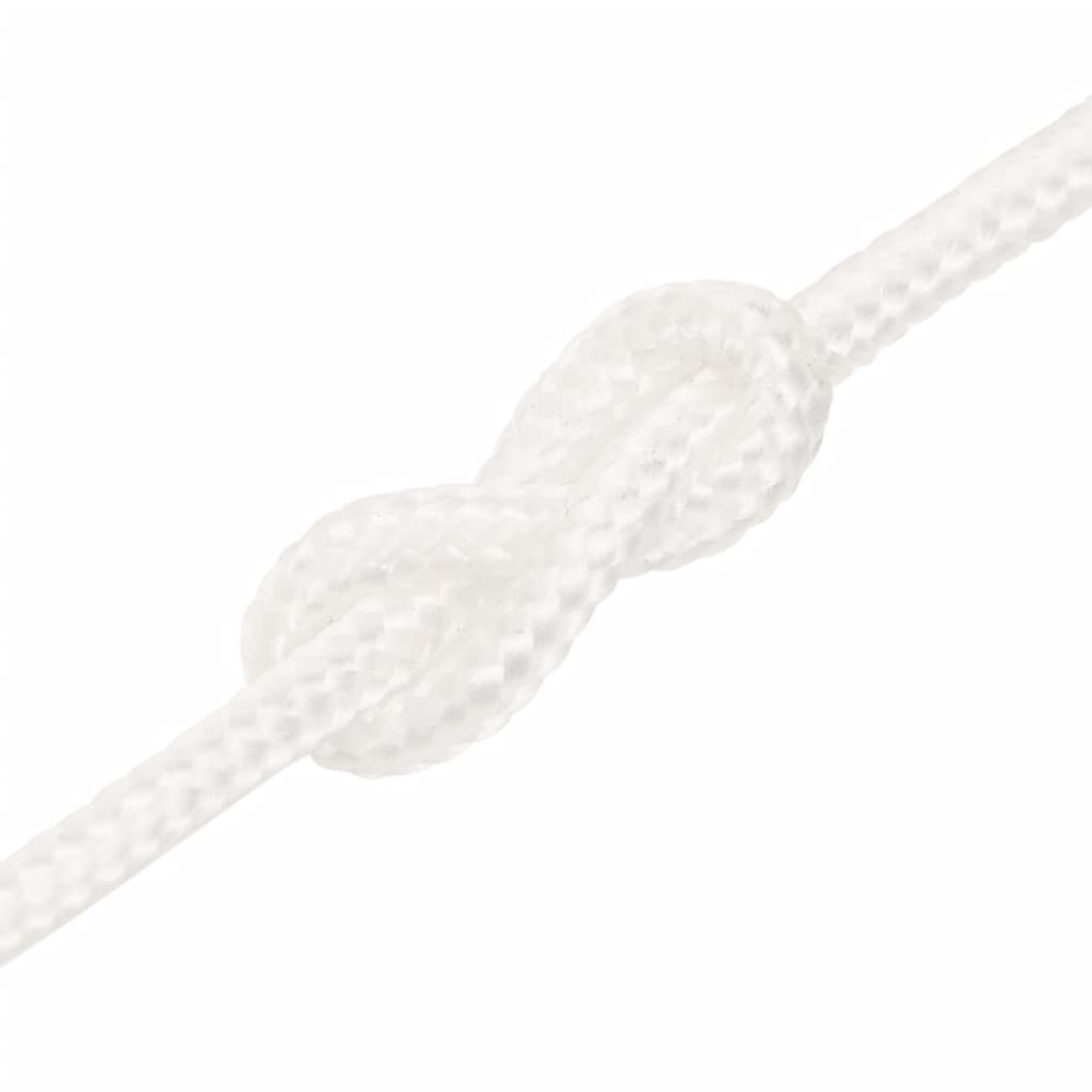 Boat Rope Full White 5 mm 100 m Polypropylene