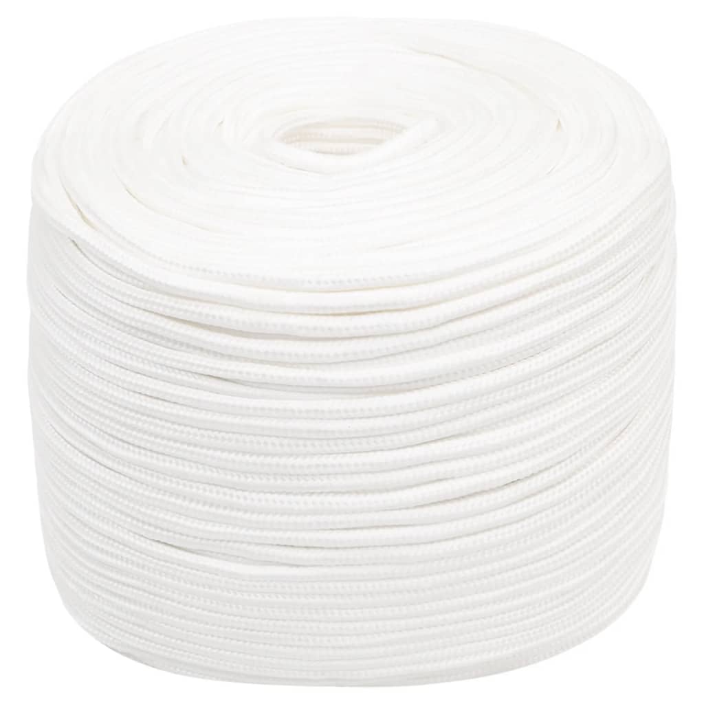 Boat Rope Full White 6 mm 50 m Polypropylene