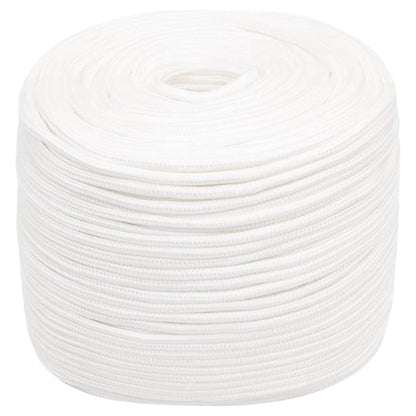 Boat Rope Full White 8 mm 100 m Polypropylene