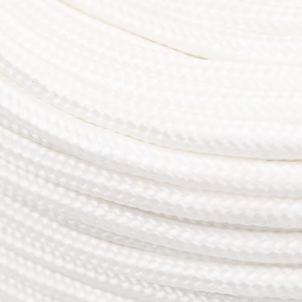 Boat Rope Full White 8 mm 100 m Polypropylene