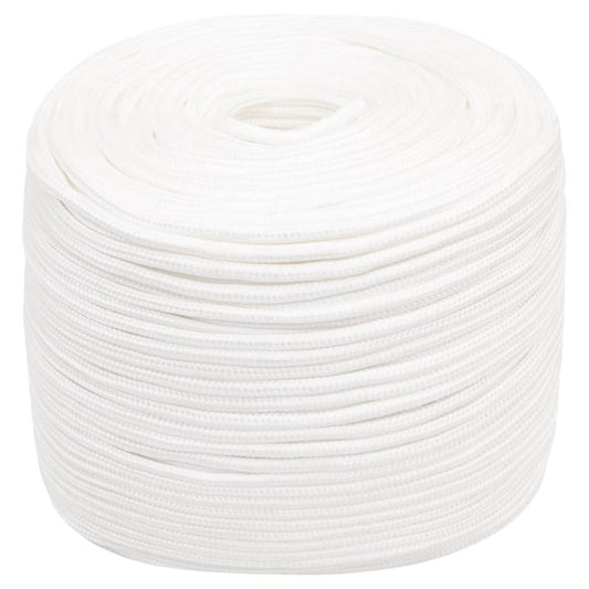 Boat Rope Full White 10 mm 100 m Polypropylene