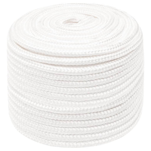 Boat Rope Full White 12 mm 100 m Polypropylene