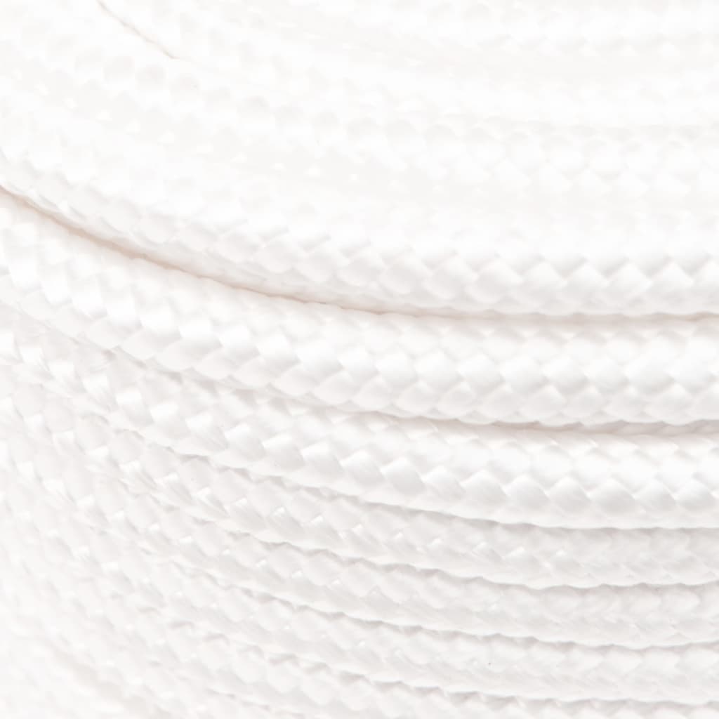 Boat Rope Full White 12 mm 100 m Polypropylene