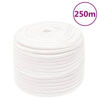 Boat Rope Full White 12 mm 250 m Polypropylene