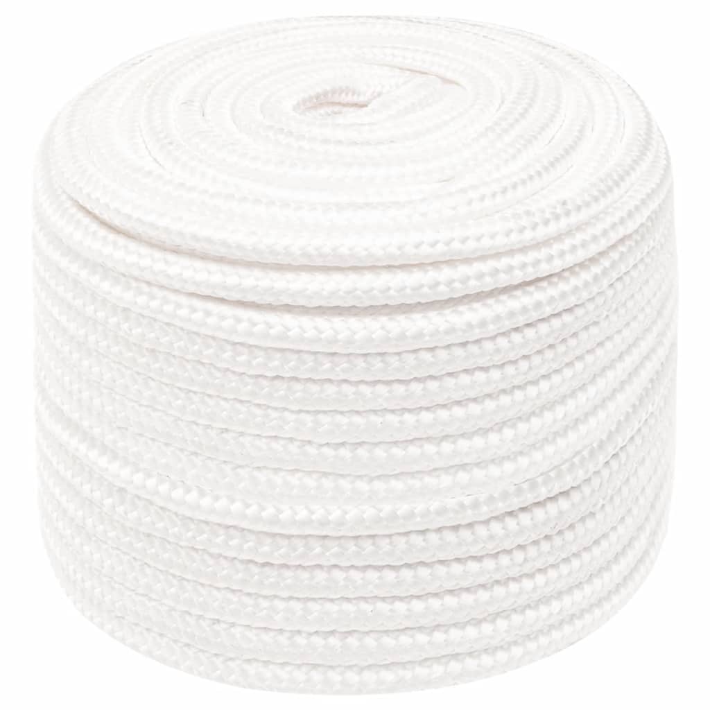 Boat Rope Full White 12 mm 250 m Polypropylene