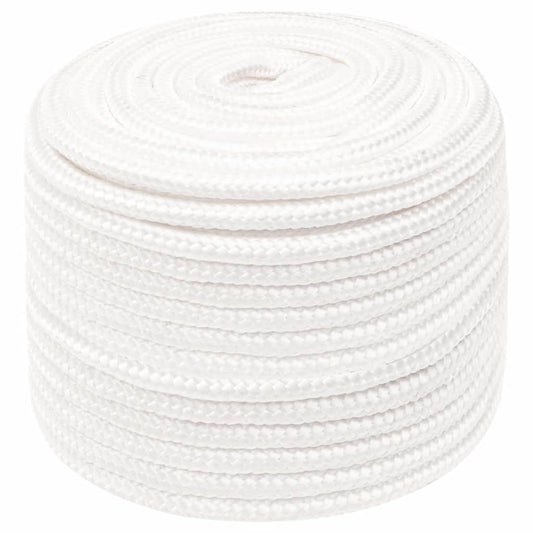 Boat Rope Full White 12 mm 250 m Polypropylene
