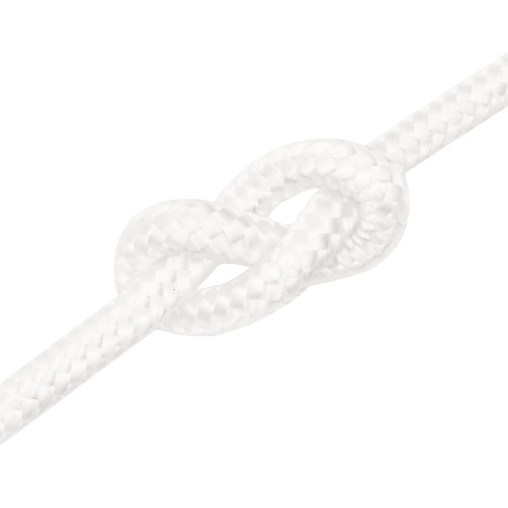 Boat Rope Full White 14 mm 100 m Polypropylene