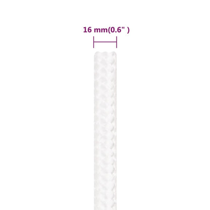 Boat Rope Full White 16 mm 250 m Polypropylene