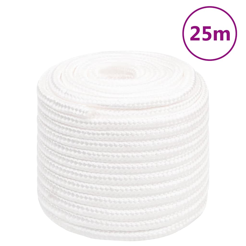 Boat Rope Full White 18 mm 25 m Polypropylene