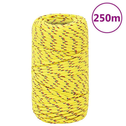 Boat Rope Yellow 2 mm 250 m Polypropylene