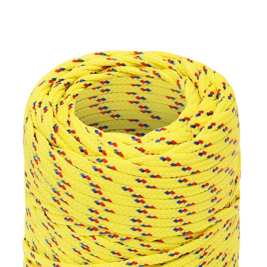 Boat Rope Yellow 2 mm 500 m Polypropylene