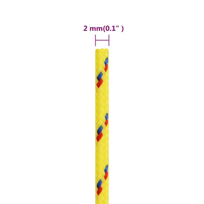 Boat Rope Yellow 2 mm 500 m Polypropylene