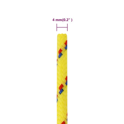 Boat Rope Yellow 4 mm 500 m Polypropylene