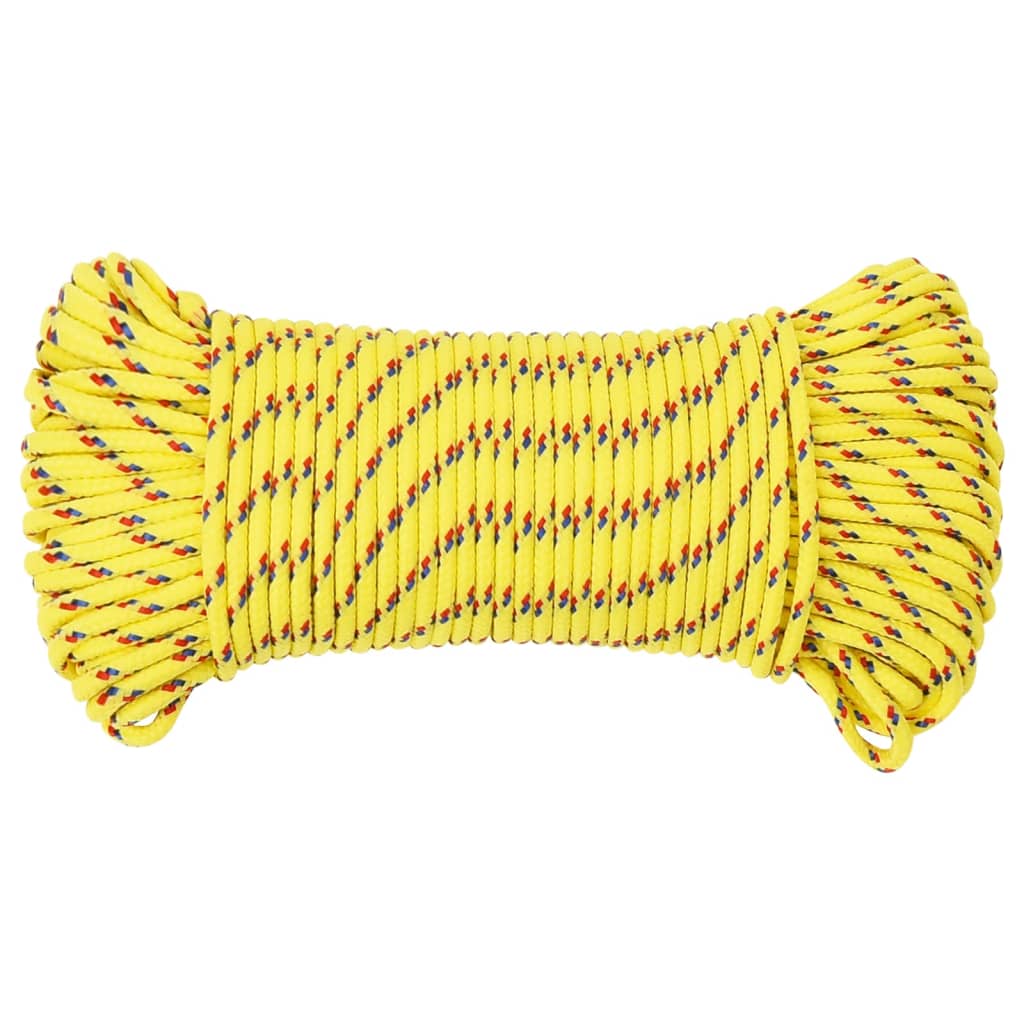 Boat Rope Yellow 5 mm 25 m Polypropylene