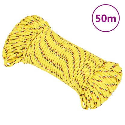 Boat Rope Yellow 5 mm 50 m Polypropylene