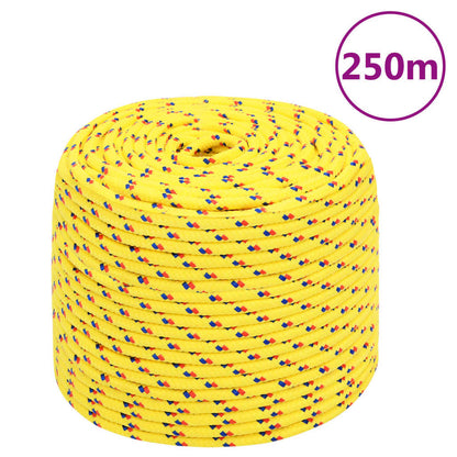 Boat Rope Yellow 6 mm 250 m Polypropylene