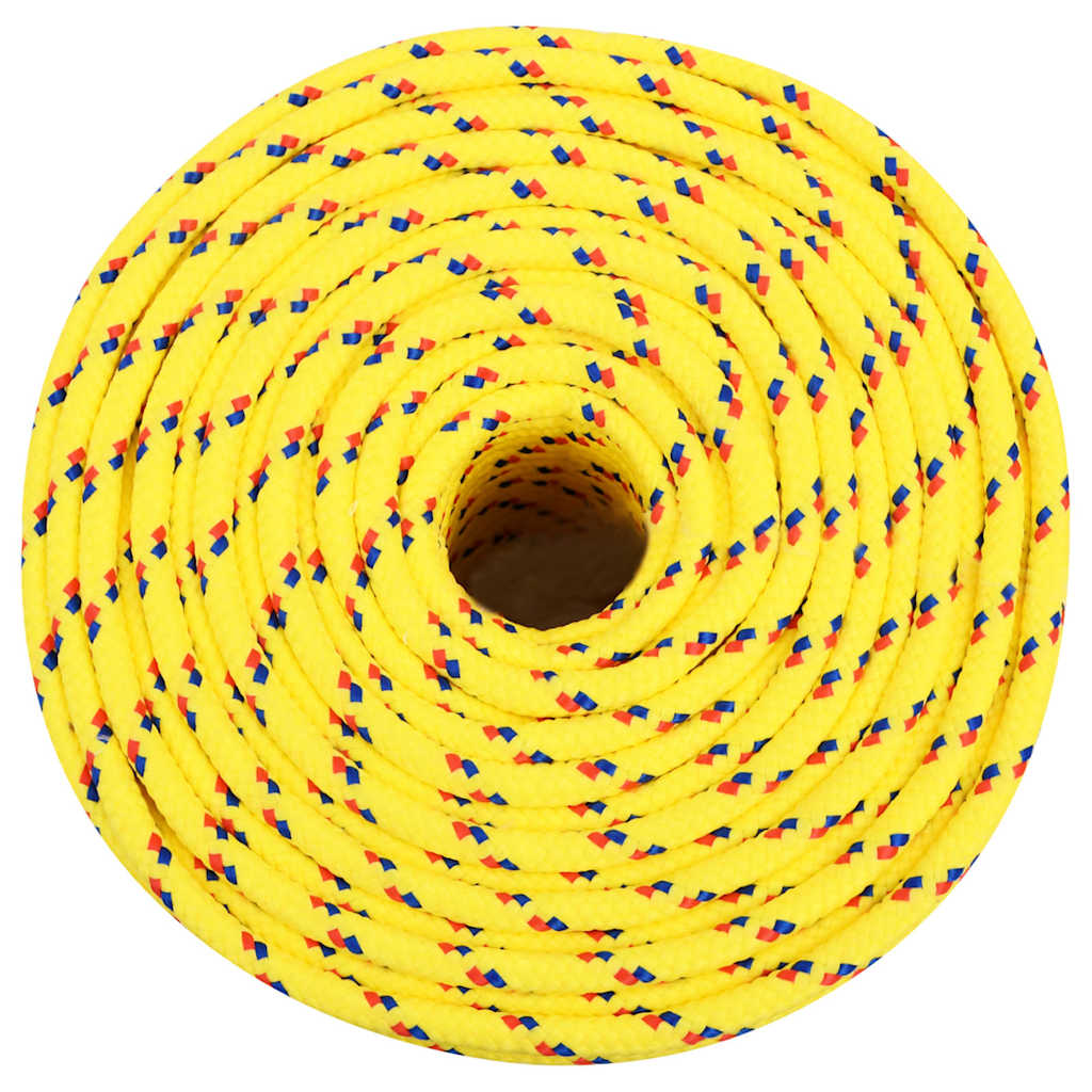 Boat Rope Yellow 8 mm 250 m Polypropylene