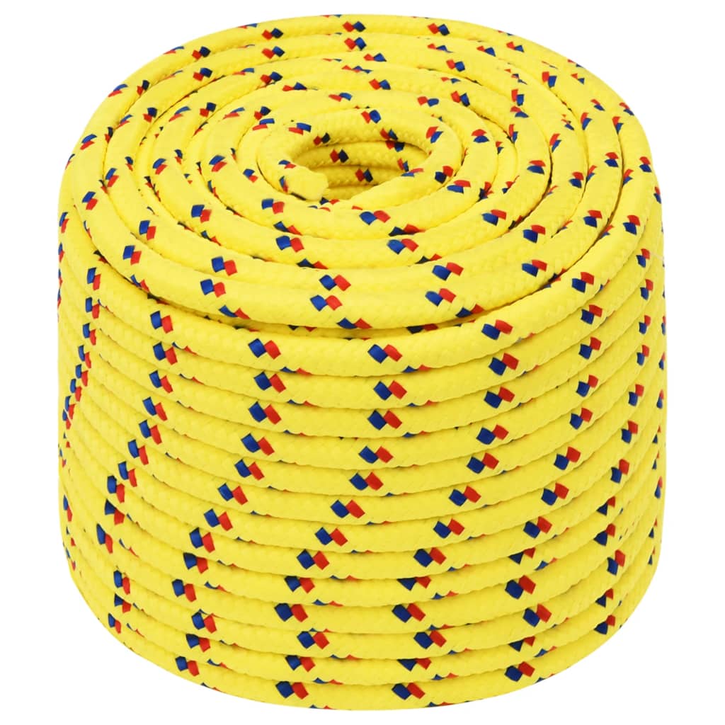 Boat Rope Yellow 12 mm 100 m Polypropylene