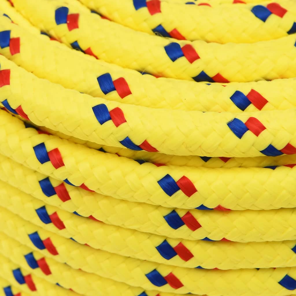 Boat Rope Yellow 12 mm 100 m Polypropylene