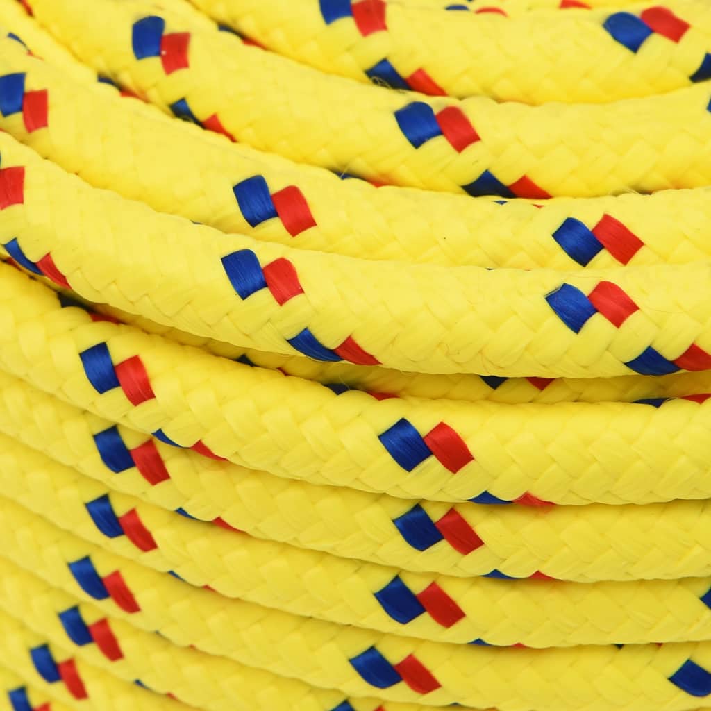 Boat Rope Yellow 12 mm 250 m Polypropylene