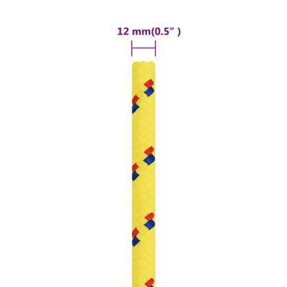 Boat Rope Yellow 12 mm 250 m Polypropylene