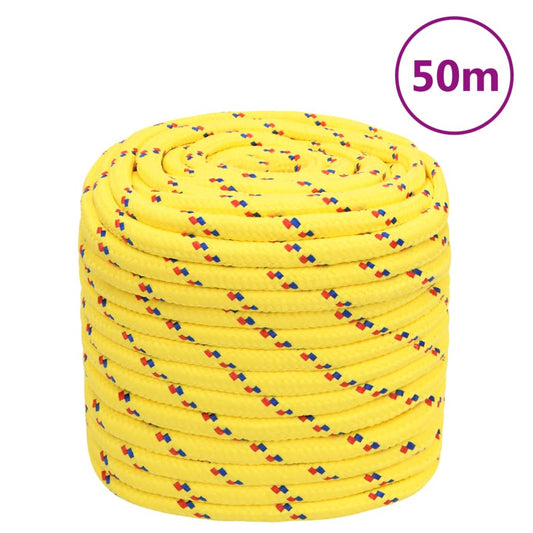 Boat Rope Yellow 16 mm 50 m Polypropylene