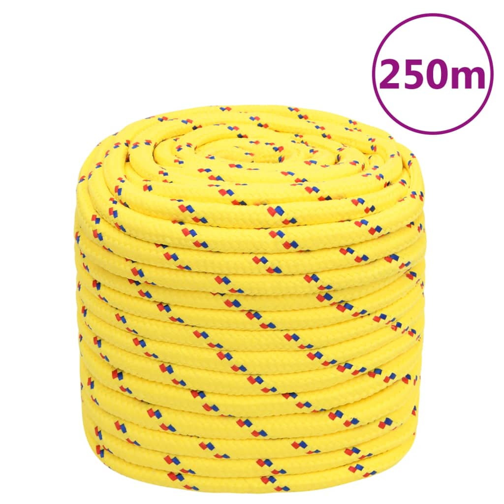 Boat Rope Yellow 16 mm 250 m Polypropylene