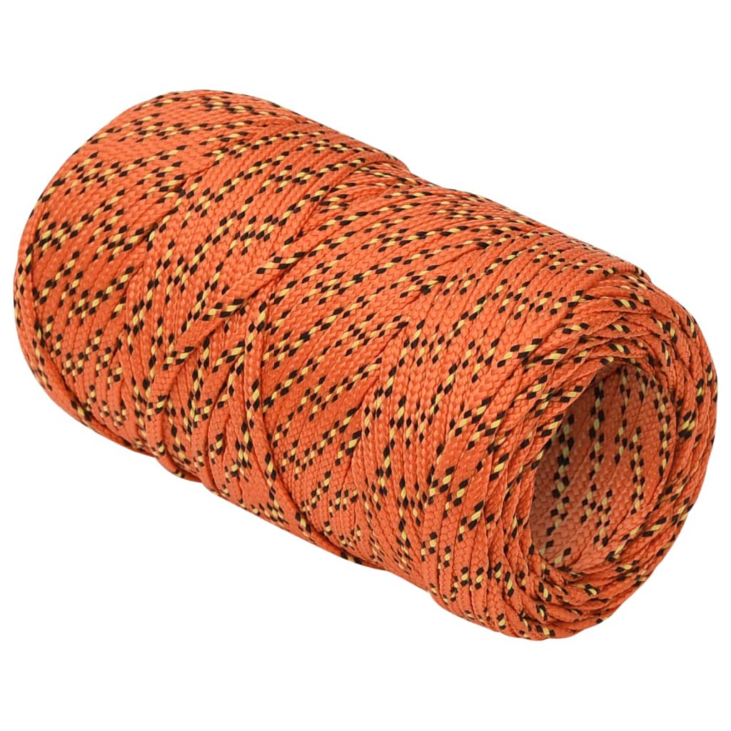 Boat Rope Orange 2 mm 100 m Polypropylene