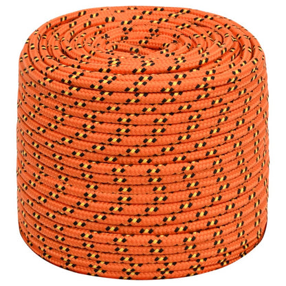 Boat Rope Orange 8 mm 500 m Polypropylene