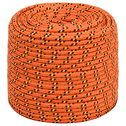 Boat Rope Orange 10 mm 250 m Polypropylene