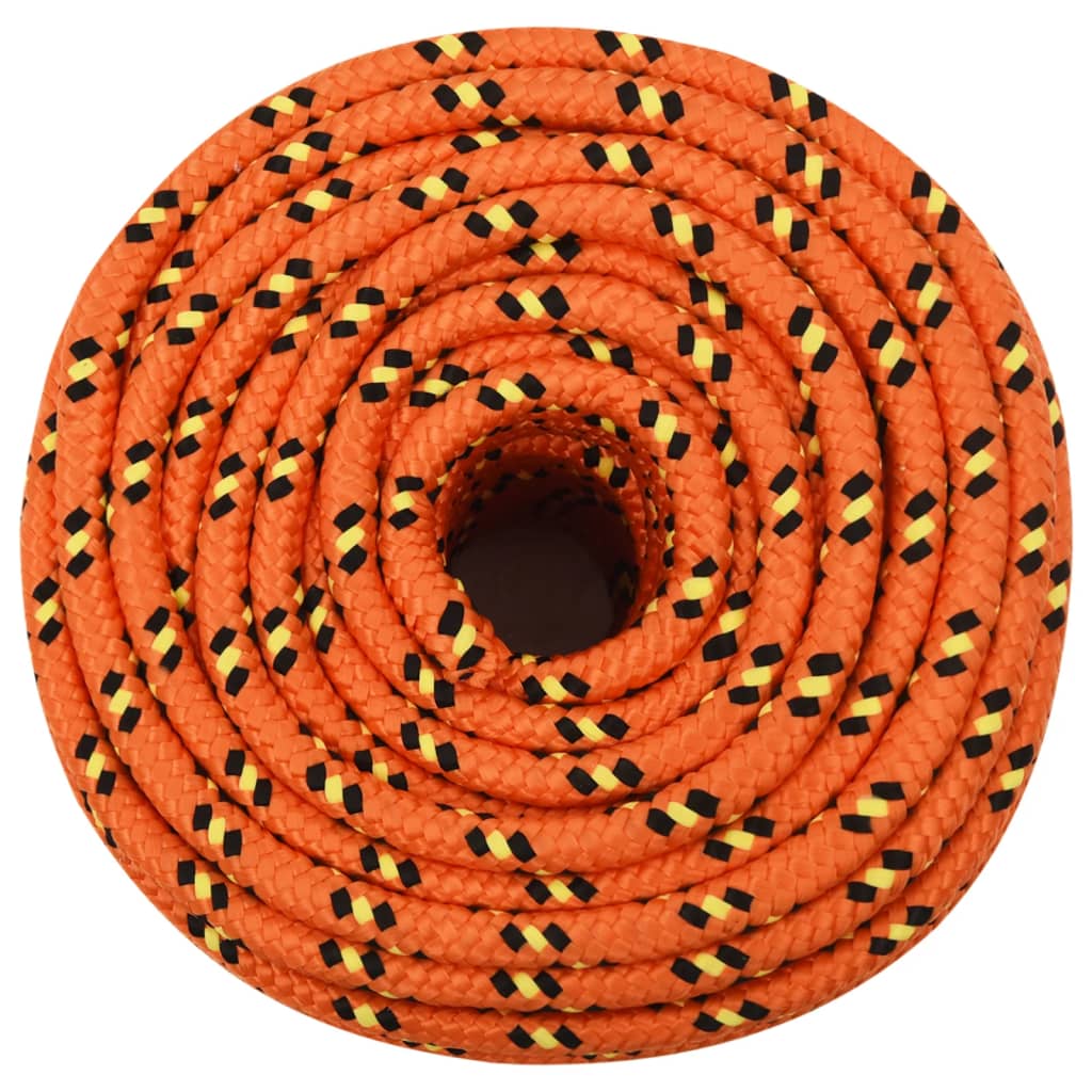 Boat Rope Orange 14 mm 50 m Polypropylene