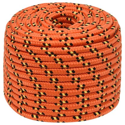 Boat Rope Orange 14 mm 250 m Polypropylene