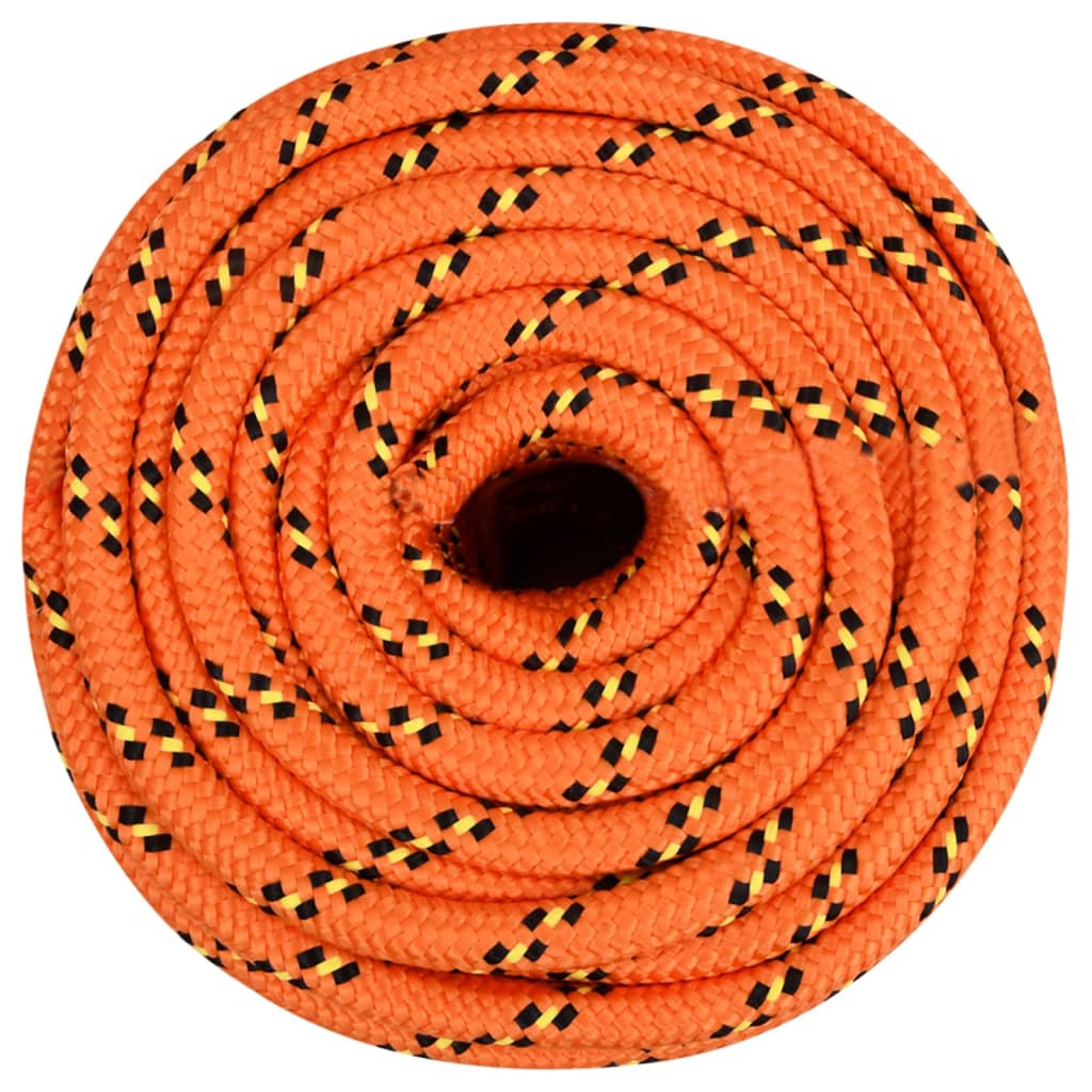 Boat Rope Orange 16 mm 25 m Polypropylene