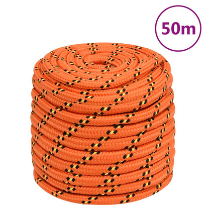 Boat Rope Orange 16 mm 50 m Polypropylene
