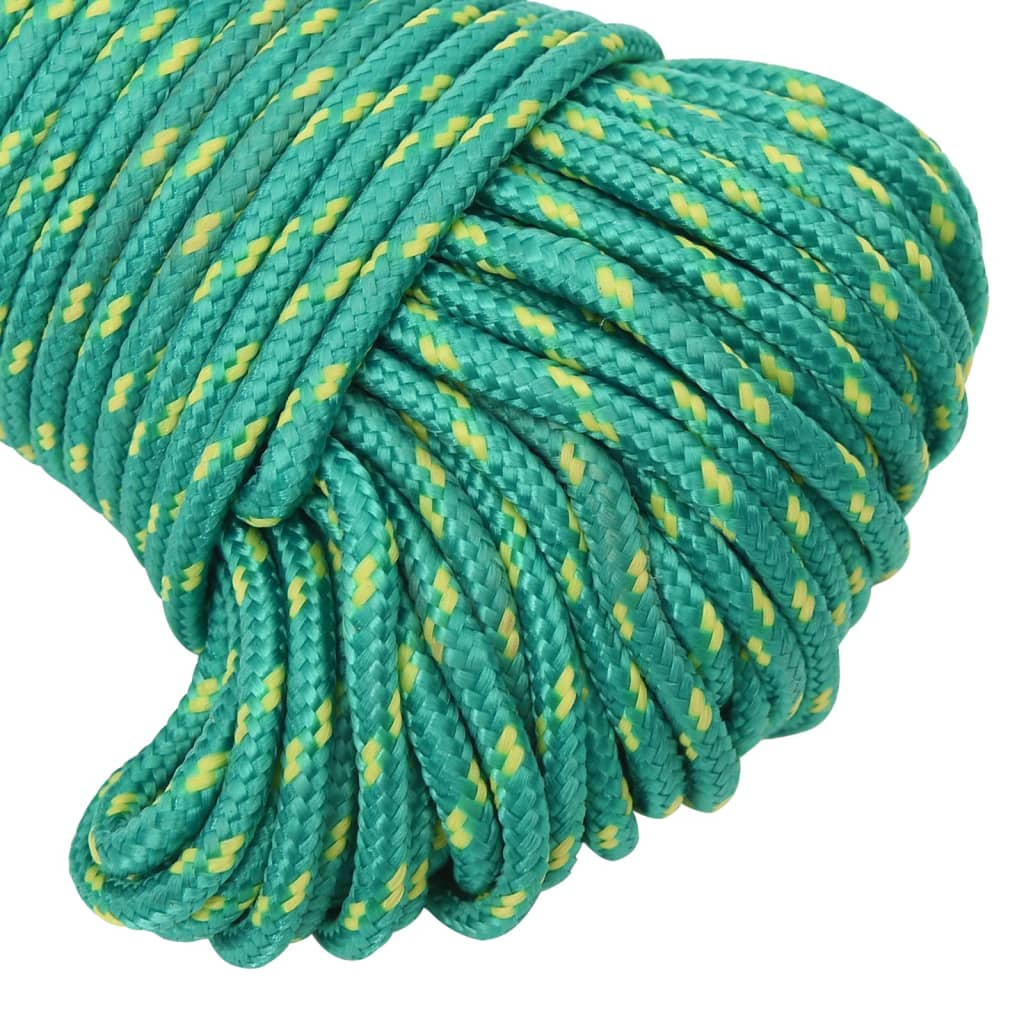 Boat Rope Green 5 mm 25 m Polypropylene