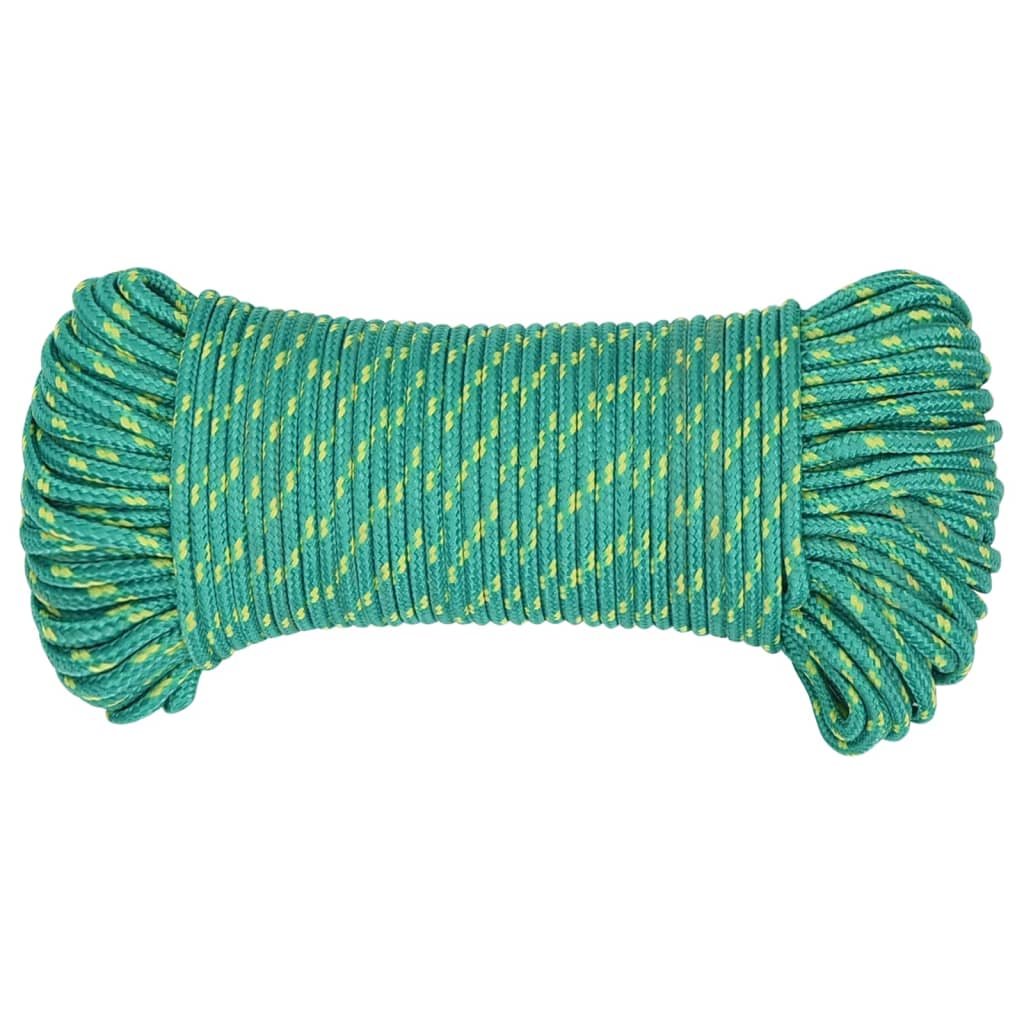 Boat Rope Green 5 mm 250 m Polypropylene